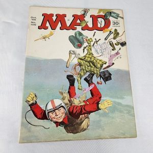 Mad Magazine Issue‎ #106 October 1966 Alfred Skydiver EC Norman Mingo Cover Rare